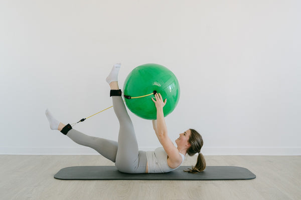 Pilates Scissors with Channel Ball + Tubing