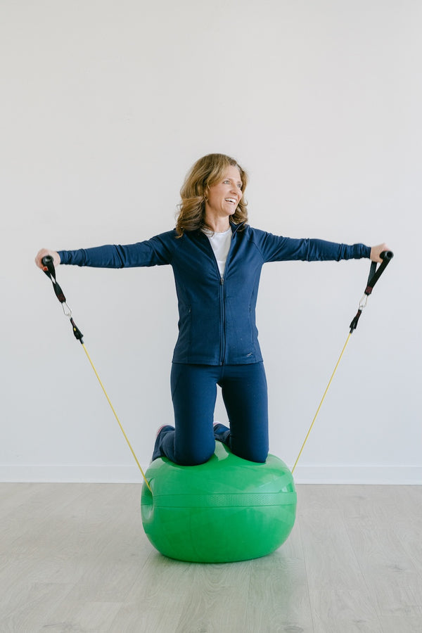 Side Straight Arm Raise (Kneeling on Channel Ball)